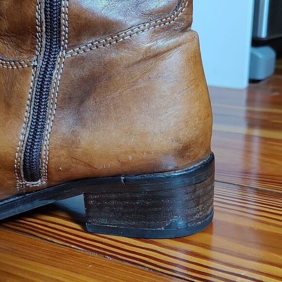 Vera Pelle Tall Leather Boots Made in Romania - Picture 12 of 12